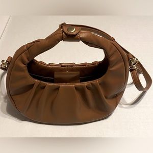 Scoop Women's Small Brown Crescent Purse